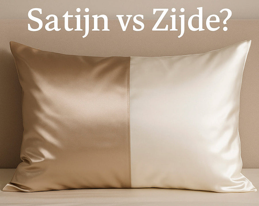 Wat is beter: een satijnen of zijden kussensloop?