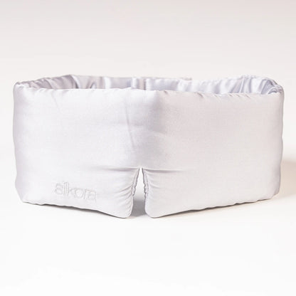 Premium Silk Deep Sleep Mask - Silver Grey