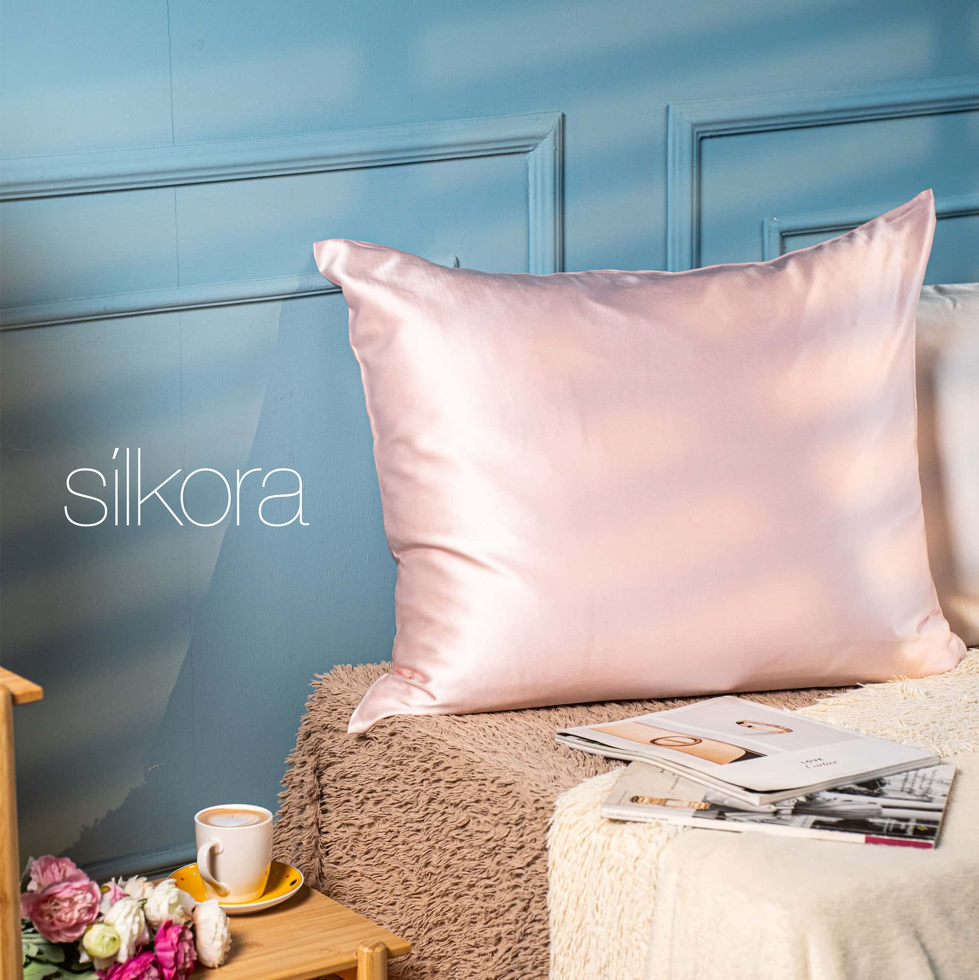 Silk Pillowcase 100% Mulberry Silk | 22 Momme | OEKO-TEX | Silkora